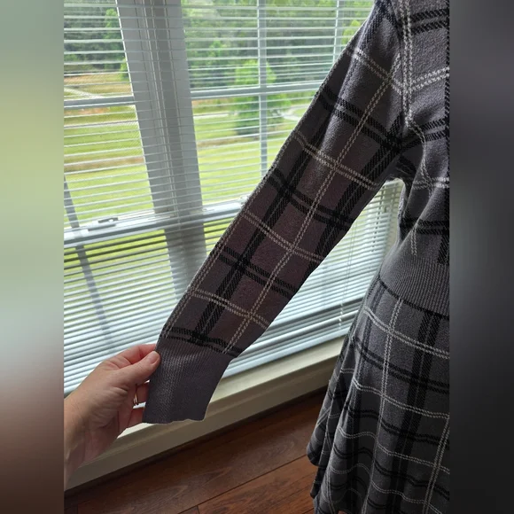 Torrid Long Sleeve Skater Sweater Dress - Picture 3 of 6